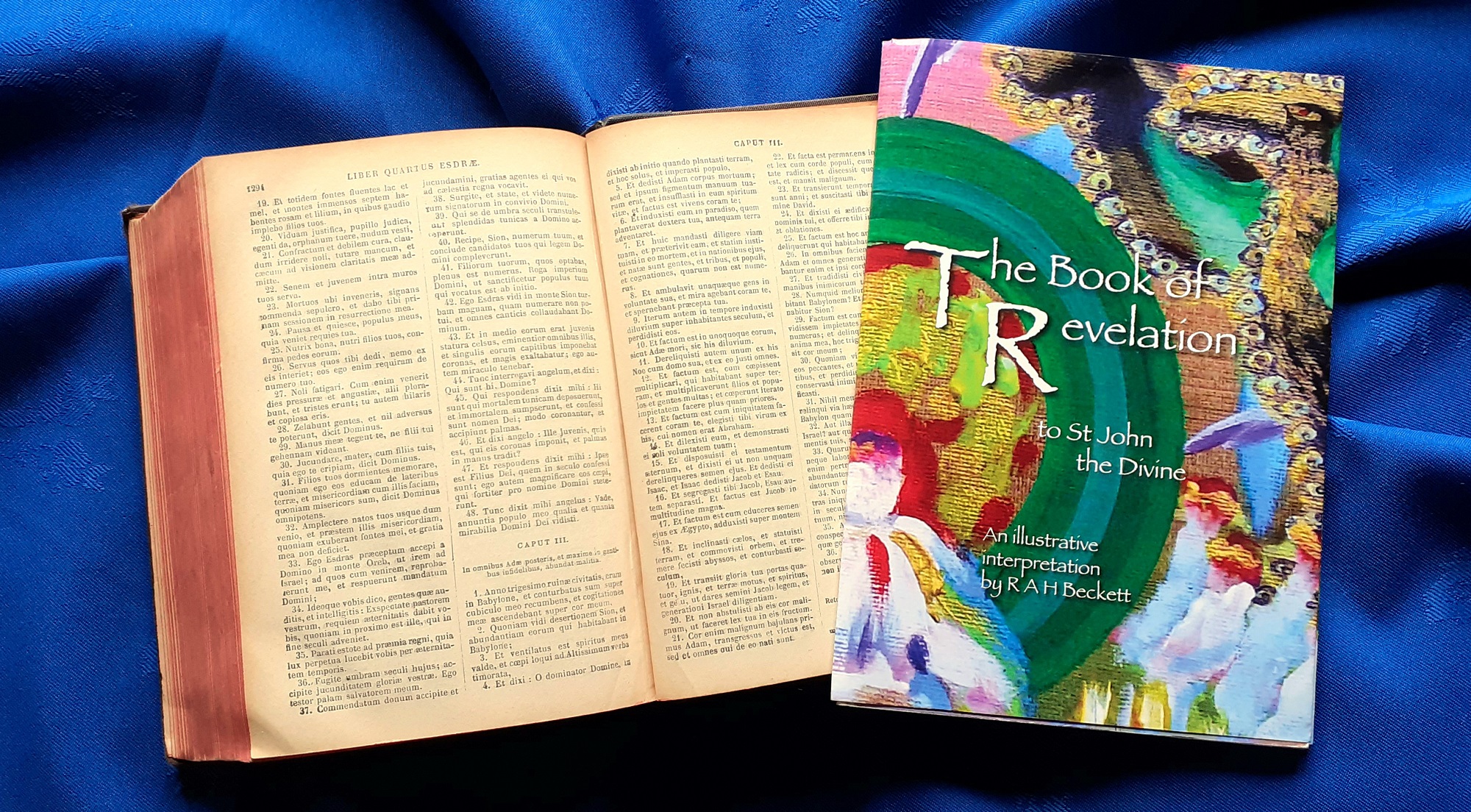 The Book of Revelation, both in the Latin and in our short English retelling.
